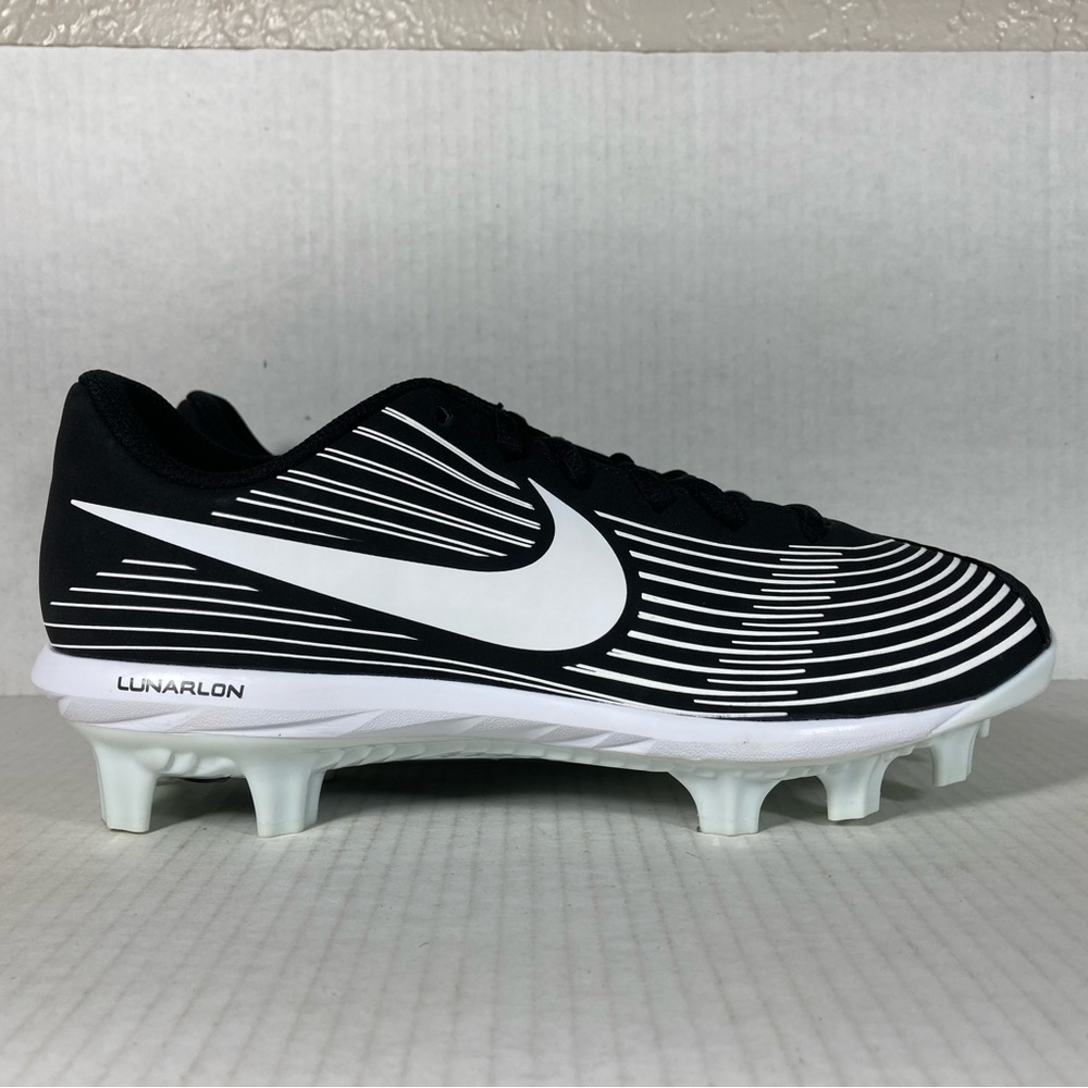 Nike Lunar Hyperdiamond 3 Varsity Size 9 Women Cleats Softball Black White Shoes